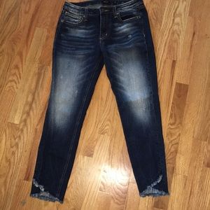 Miss Me Distressed Ankle Skinny Jeans Size 29